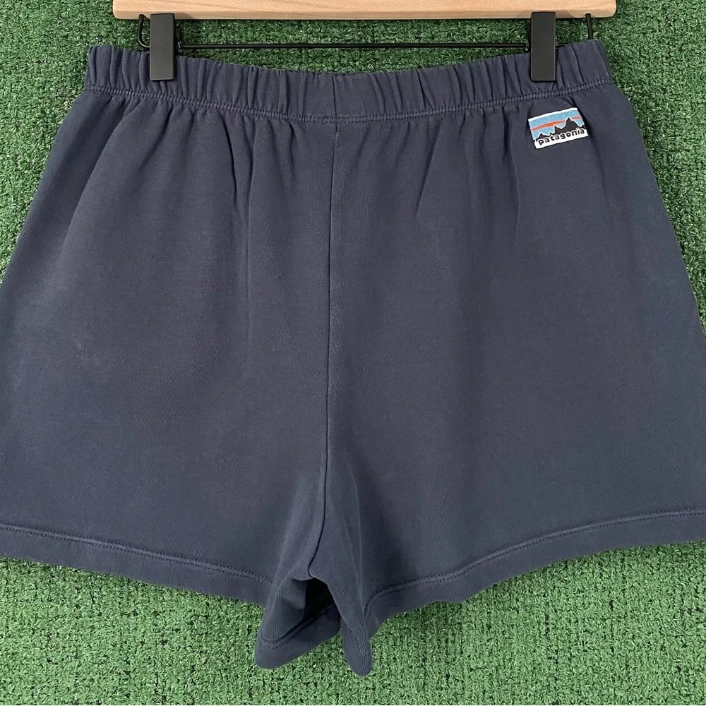 Patagonia Regenerative Organic Cotton Essential Grey Sweat Shorts Women’s Medium - Picture 4 of 6